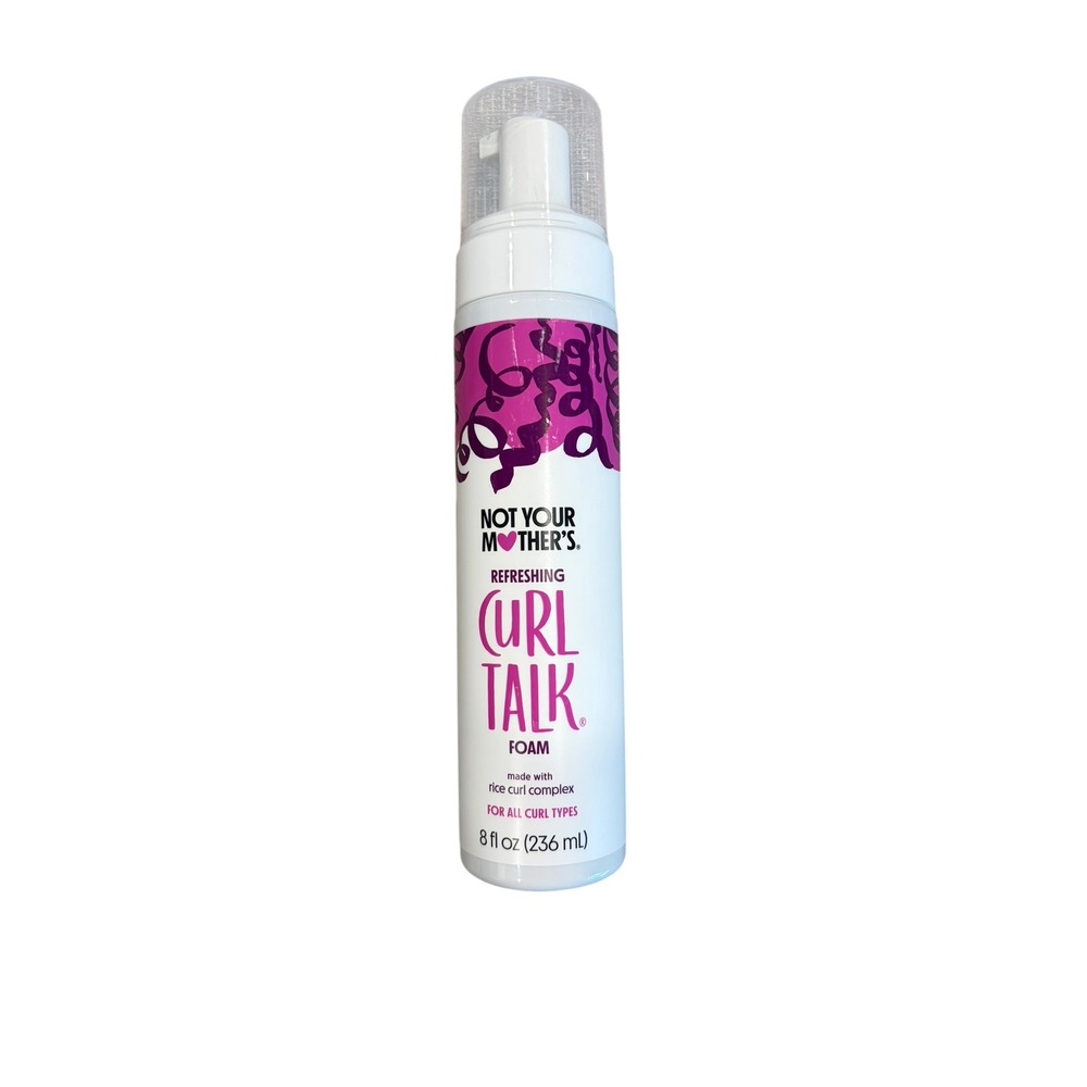 Not Your Mothers Curl Talk Refreshing Hair Foam 8oz Curl Complex Non-Aerosol